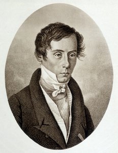 Portræt af Augustin Fresnel (1788-1827), fransk fysiker. af Unknown artist