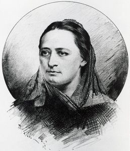 Portræt af Bozena Nemcova af Unknown artist