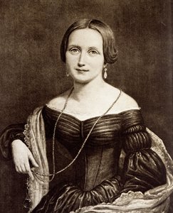 Portræt af Camilla Collet af Unknown artist