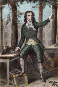Portræt af Camille Desmoulins (1760-1794), politiker under den franske revolution af Unknown artist