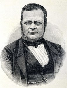 Portræt af Camillo Benso, greve af Cavour (1810-1861), italiensk statsmand, efter et foto fra 1860 af Unknown artist