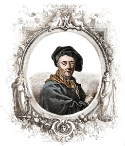 Portræt af Carle Van Loo (1705-1765) fransk maler. af Unknown artist