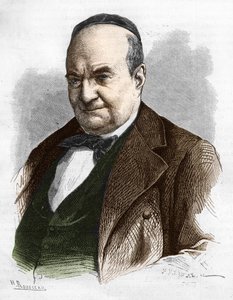 Portræt af Charles Augustin Sainte Beuve (1804 - 1869) (Sainte-Beuve), forfatter, journalist og litteraturkritiker. af Unknown artist