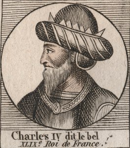 Portrait of Charles IV the Beldani af Unknown