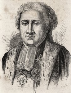 Portræt af Claude - Ambroise Régnier, hertug af Massa, advokat, stordommer, justitsminister (1746-1814) af Unknown artist