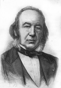 Portræt af Claude Bernard (1813 - 1878) fransk fysiolog - i "" L