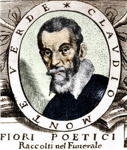 Portræt af Claudio Monteverdi efter frontispicen af ​​poetiske blomster samlet i begravelsen af ​​den meget berømte og meget ærbødige signor Claudio Monteverdi, udgivet i Venedig i 1644. af Unknown artist