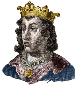 Portræt af Clothaire III (652 - 673), konge af Neustrien og Bourgogne af Unknown artist