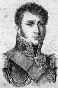 Portræt af grev Charles Tristan af Montholon, fransk general (1783-1853). af Unknown artist