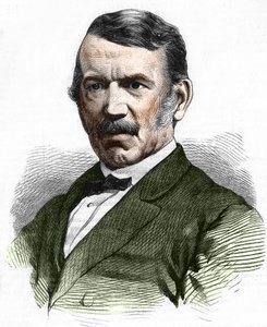 Portræt af David Livingstone (1813 - 1873). af Unknown artist