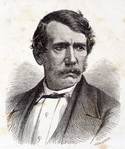 Portræt af David Livingstone, britisk missionær og opdagelsesrejsende (1813-1873) - i "" Tour du Monde", 2. sem. 1875¿ af Unknown artist