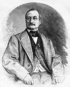 Portræt af Elie Berthet Fransk forfatter fra det 19. århundrede. af Unknown artist