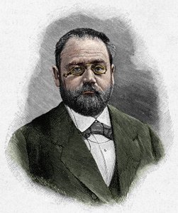 Portræt af Emile Zola (1840-1902) af Unknown artist