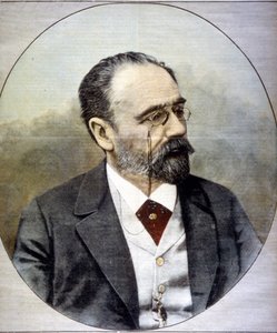Porträt von Emile Zola von Unknown artist
