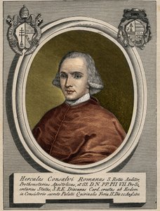Portræt af Ercole (Hercules) Consalvi (1757-1824), Pius VII