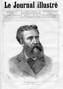 Portræt af Eugene Rene Poubelle (1831 - 1907), fransk embedsmand og præfet på Seinen - forsiden af "The Illustrous Journal" fra 1883 af Unknown artist