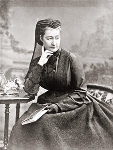Portræt af Eugenia, kone til Napoleon III og dronning af franskmændene. 19. århundrede. af Unknown artist