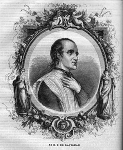 Portræt af fader Delacroix de Ravignan (1795-1858), fransk jesuit. af Unknown artist