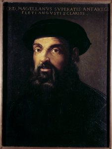 Portræt af Fernand de Magellan (1480-1521) portugisisk navigatør Anonymt maleri fra det 16. århundrede. Sevilla, Museum of Fine Arts af Unknown artist