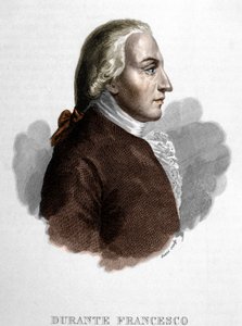 Portræt af Francesco Durante. Italiensk musiker (Frattamaggiore af Unknown artist