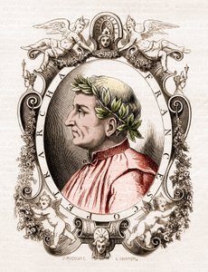 Portræt af Francesco Petrarca (1304-1374), italiensk digter. af Unknown artist