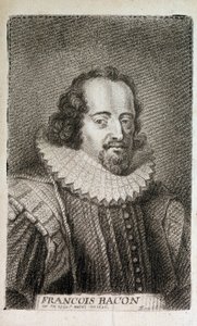 Portræt af Francis Bacon (1561-1626), engelsk filosof. n.d. v.1600. af Unknown artist
