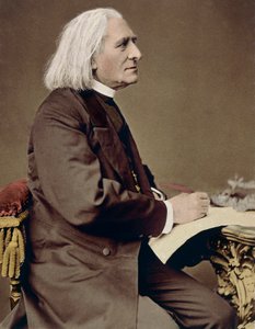 Portræt af Franz Liszt (1811-1886), ungarsk komponist, pianist og dirigent af Unknown artist