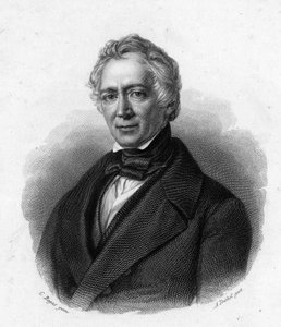 Portræt af Friedrich Ludwig von Raumer, tysk historiker (1781-1873). af Unknown artist