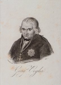 Porträt von Georg Joseph Vogler (Abbé Vogler) (Stich) von Unknown artist
