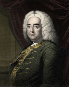 Portræt af George Frederick Handel (Georg Friedrich Handel af Unknown artist