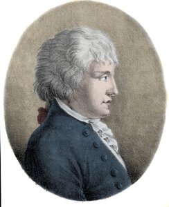 Portræt af Giovanni Battista Pergolesi (Jean Baptiste Pergolese, Jean-Baptiste) (1710 - 1736), italiensk komponist. Indgravering af det 19. århundrede. af Unknown artist