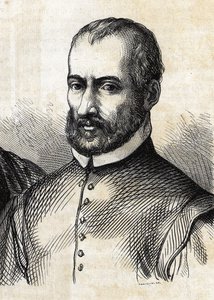 Portræt af Giovanni Pierluigi da Palestrina (1525 - 1594), italiensk komponist. af Unknown artist
