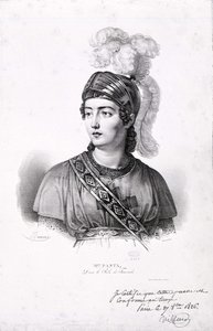 Portræt af Giuditta Pasta (1797-1865). af Unknown artist