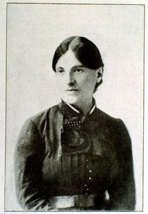 Portræt af Giuseppina Raimondi (1841-1918) Kone til patriote og helte af den italienske risorgimento Giuseppe Garibaldi (1807-1882) af Unknown artist