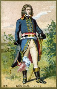 Portræt af general Hoche (1768 - 1797). Kromolitografi i slutningen af det 19. århundrede. af Unknown artist