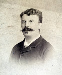 Portræt af Guy de Maupassant af Unknown artist