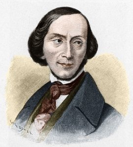 Portræt af HC Andersen (1805-1875), dansk forfatter. af Unknown artist