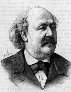 Portræt af Henri Jules Debray (1827-1888), fransk kemiker. (Fra et fotografi af Eugene Pirou). Gravering i "" Nature: gennemgang af videnskaberne og deres anvendelser til kunst og industri "" af 11. august 1888. af Unknown artist