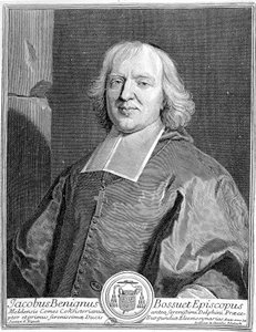 Portræt af Jacques-Benigne (Jacques Benigne) Bossuet (1627 - 1704). af Unknown artist