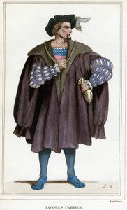 Portræt af Jacques Cartier (1491 - 1557). af Unknown artist