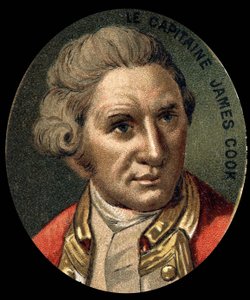 Portræt af James Cook (1728-1779), britisk navigatør. af Unknown artist