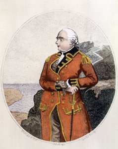 Portræt af James Cook (1728 - 1779) af Unknown artist