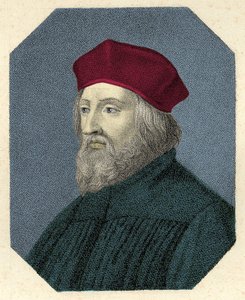 Portræt af Jan Hus (eller Jean Huss af Unknown artist