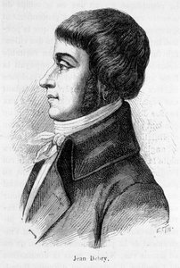Portræt af Jean Antoine Joseph Debry eller De Bry (1760-1834), stedfortræder for Aisne ved National Convention. af Unknown artist
