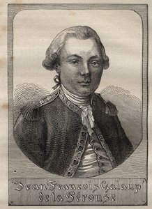 Portræt af Jean Francois de Galaup, greve af La Perouse (1741-1788) - illustration taget fra "De store sømænd i det 18. århundrede"" af Unknown artist