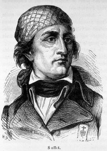 Portræt af Jean Nicolas Stofflet (1753-1796), skuespiller fra vendeanoprøret. af Unknown artist