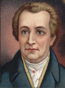 Portræt af Johann Wolfgang Goethe (1749 - 1832), tysk forfatter. af Unknown artist