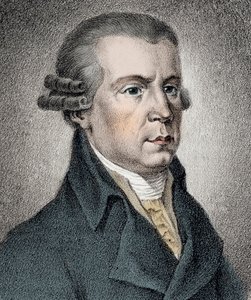 Portræt af Johann Georg Albrechtsberger (1736-1809) østrigsk musiker - af Unknown artist