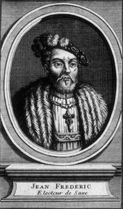 Portræt af John - Frederic, the Magnanimous, Kurfyrst af Sachsen (1503 - 1554) - n.d. af Unknown artist