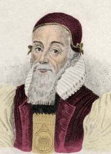 Portræt af Joseph Hall (1574-1656) Engelsk Eveque af Unknown artist